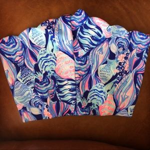 Lily Pulitzer elastic waist shorts